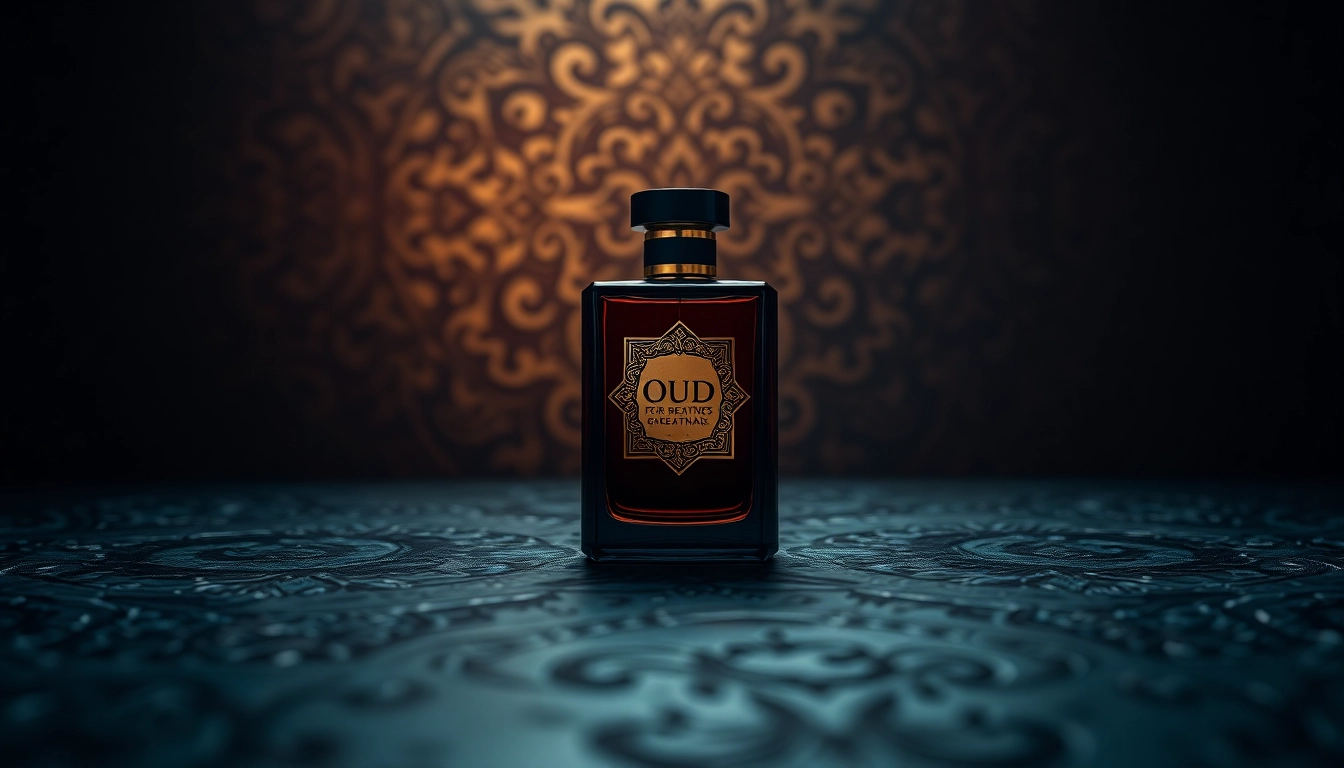 Discover the exquisite Oud for greatness fragrance in an elegant setting, highlighting its luxurious allure.